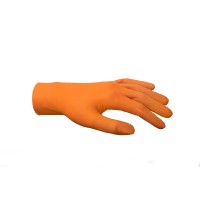 Chemicky odolná nitrilová rukavica Brela Pro Care CDC Grip Nitril - L (oranžová)
