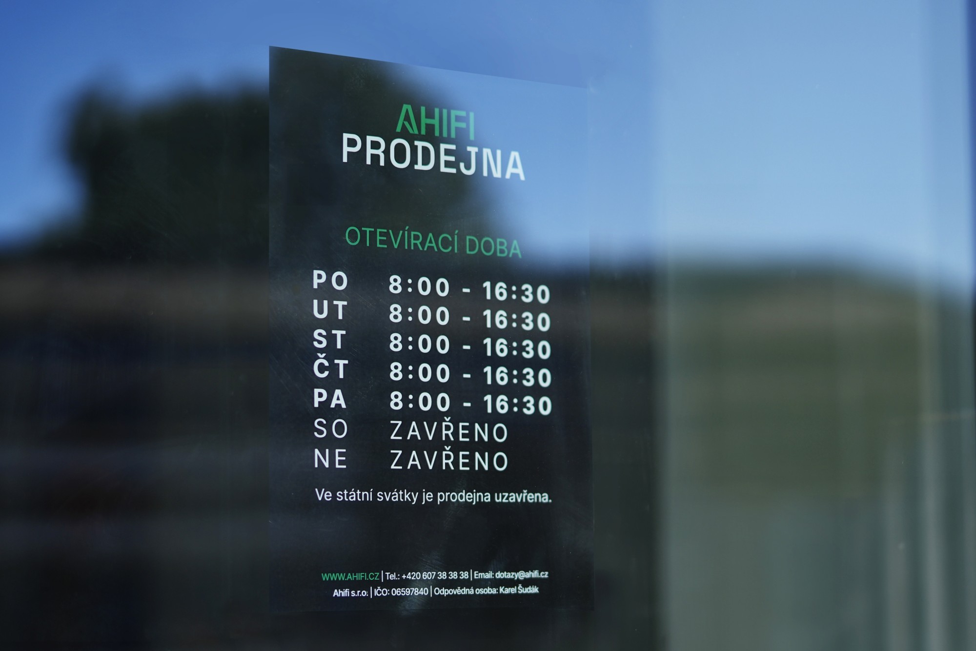 Zmena otváracej doby predajne Ahifi - od 1. 7. máme otvorené do 16:30