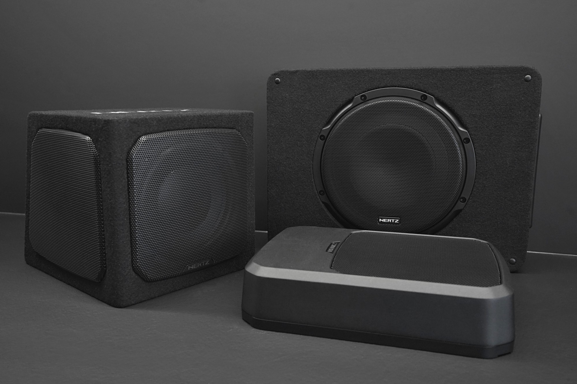 Tri nové aktívne subwoofery od Hertz