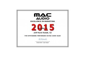 Ocenenie z Mac Audia