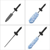 Dômyselná kefa na alu kolesá CARMODO Premium Felgenbürste inkl. Wechselbezug