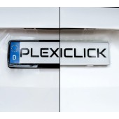 Plexiclick - priehľadný držiak slovenskej ŠPZ