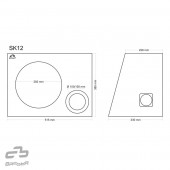 Bassreflexová ozvučnica Basser SK12 Black