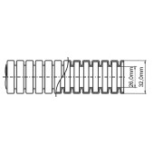 Ohybná hadica - husí krk 26/32 mm - rola