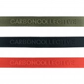 Carbon Collective Woven Lanyard Black