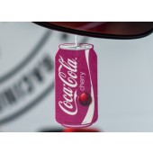 Závesná vôňa do auta Airpure Coca-Cola, vôňa Coca Cola Cherry - plechovka