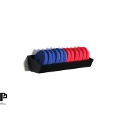 Držiak leštiacich kotúčov Poka Premium Shelf pre storing polishing pads - od 83mm do 165mm (40cm) LITE