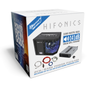 Akčný set subwoofera a zosilňovača Hifonics MBP 1000.2