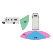 Univerzálna zadná / predná parkovacia kamera Macrom MRC-M09WHQ CMOS / NTSC