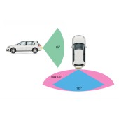 Univerzálna zadná / predná parkovacia kamera Macrom MRC-1950HQ CMOS