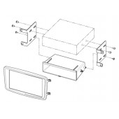 Redukčný rámček autorádia pre Mercedes C-Class, CLK, Vito, Viano