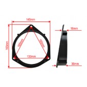 Plastový adaptér pod reproduktor pre Opel