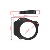 Plastový adaptér pod reproduktor pre Citroen Jumpy / Fiat Scudo / Peugeot Expert