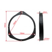 Plastový adaptér pod reproduktor pre Alfa Romeo / Opel / Fiat / Peugeot / Citroen