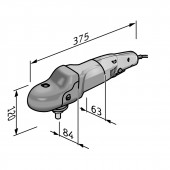 Ergonomická leštička s reguláciou v sade FLEX PE 14-3 125 P-Set