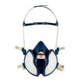 Bezúdržbová polomaska 3M série 4000+ s integrovanými filtrami FFA1P2RD - organika a častice (4251+)