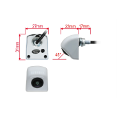 Univerzálna zadná parkovacia kamera Macrom AHD / CVBS