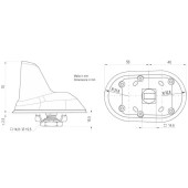 Anténa Blaupunkt DAB-A-GPS-A Shark