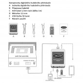 Carclever hudobný prehrávač USB / AUX / Bluetooth pre Mazda / Ford