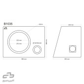 Bassreflexová ozvučnica Basser B1035 Black
