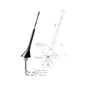 Anténa Blaupunkt DAB-AP