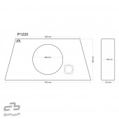 Uzavretá ozvučnica Basser P1220 Black