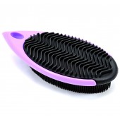 Kefa na vlasy a zvieracie chlpy Poka Premium Shaggy Purple Rubber Brush