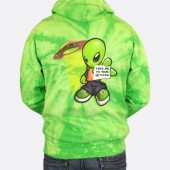 Dodo Juice Alien 'Hoodie Tie-Dye Green Medium