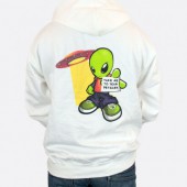 Mikina Dodo Juice Alien' Hoodie White Large