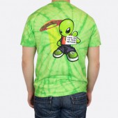 Tričko Dodo Juice Alien' T-shirt Tie-Dye Green Large