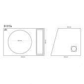 Bassreflexová ozvučnica Basser B1570S Black