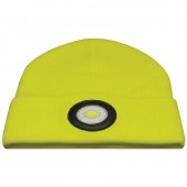 Čiapka so svietidlom Unilite Beanie Yellow