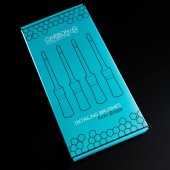 Detailingové štetce Carbon Collective Firm Bristle Detailing Brush Set