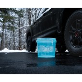Vedierko Carbon Collective 13L Detailing Wheel Bucket - Clear Teal
