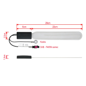 Anténa na sklo Calearo 7677929
