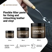 Leather Expert - Leather Filler Black (50 ml)