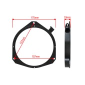 GF20 adaptér repro 165mm Alfa / Fiat / Opel