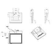 Stropný monitor 23,6