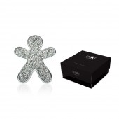 Vôňa do auta s chrómovým okrajom Mr&Mrs Fragrance Niki Silver Crystal - Splendido