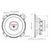 Subwoofer Kenwood KFC-PS3016W