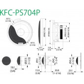 Reproduktory Kenwood KFC-PS704P