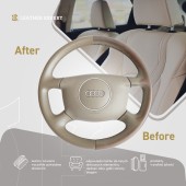 Set na renováciu volantu Leather Expert - Steering Wheel Black