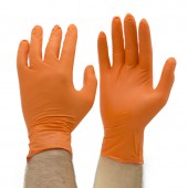 Chemicky odolná nitrilová rukavica Black Mamba Orange Nitrile Glove - L