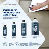 Odstraňovač povrchových úprav na koži Leather Expert - Leather Preparer (250 ml)