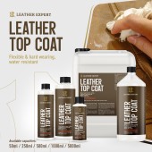 Polyuretánový lak na koži Leather Expert - Leather Top Coat (500 ml) - satén