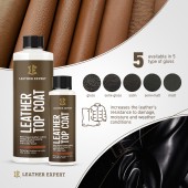 Polyuretánový lak na kožu Leather Expert - Leather Top Coat (1 l) - pololesk