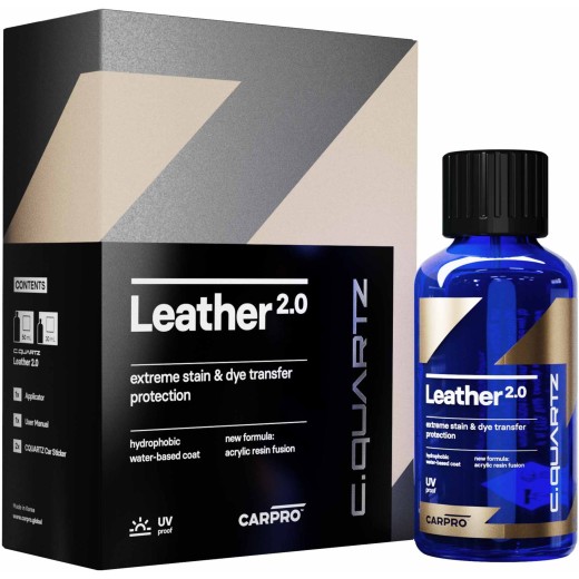 Keramická ochrana kože CarPro CQuartz Leather 2.0 (50 ml)