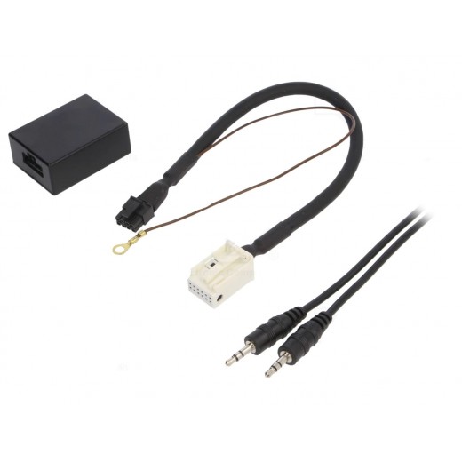 AUX adaptér s Bluetooth pre autorádiá Audi / VW / Seat / Škoda