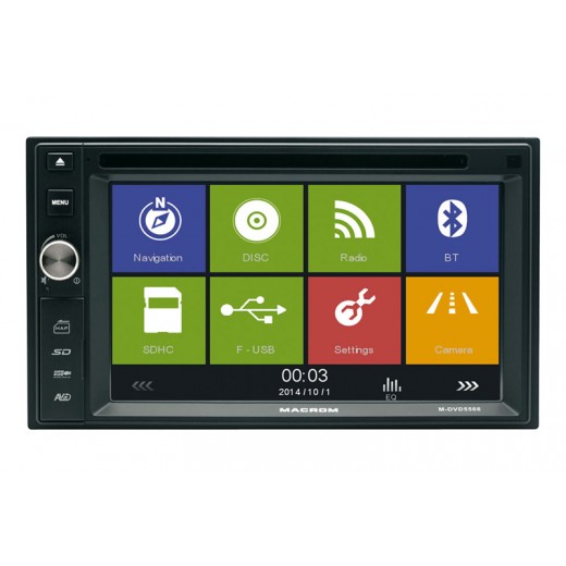 Autorádio MACROM M-DVD5566