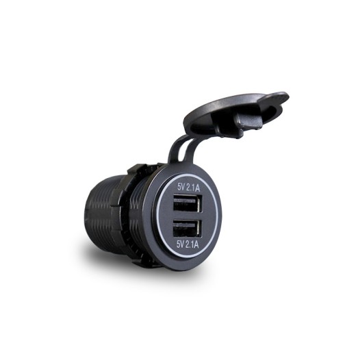 Nabíjačka USB-A 2x, vstavaná, 5V, 4.2A MY1248